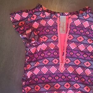 Cat & Jack 18M One Piece Rashguard Swimsuit